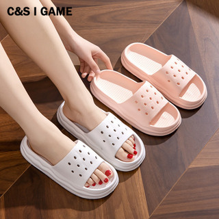 C＆S  Dép Lông Đế Dày Phong Cách Mới mùa hè dép quai hậu Đa năng Thấm hút mồ hôi Siêu nhẹ Độ bền cao FYT2460A3J 24Z240613