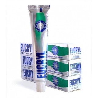 Eucryl Bột Tẩy Trắng Răng (50g) - Kem Đánh Răng (62g)
