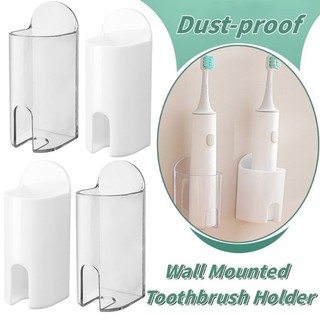 Dụng cụ sắp xếp móc bàn chải đánh răng - Giá để bàn chải đánh răng treo tường - Phụ kiện phòng tắm - Không dấu vết, Nhựa, Chống bụi - Để giữ bàn chải đánh răng điện tiết kiệm không gian