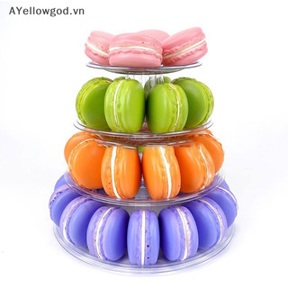Ayellowgod Multitiers Macaron Display Stand Cupcake Tower Rack Cake Stand PVC Khay Bánh VN