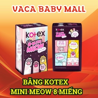 Băng vệ sinh Kotex Mini Meow siêu mềm 24cm