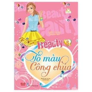 Sách - beauty - tô màu công chúa