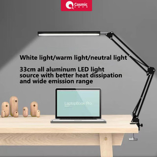 Cánh tay dài gấp học đọc bàn đèn LED ký túc xá chiếu sáng cánh tay dài gấp học đọc bàn đèn LED ký túc xá chiếu sáng