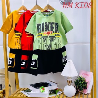 bộ hiphop in chữ dễ thương hàng cao cấp cho bé 28-50kg