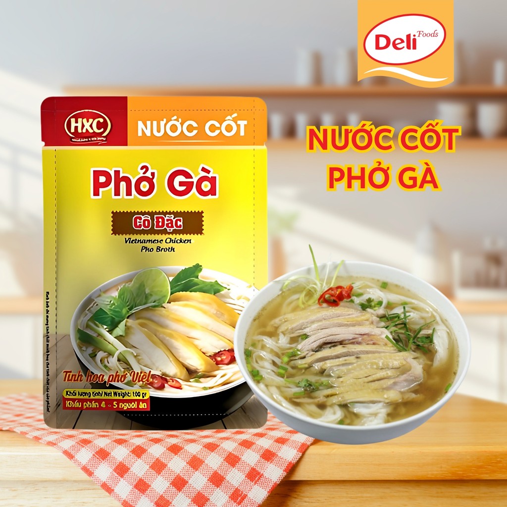 Nước Cốt Phở Gà HXC 100g, Nước Phở, Cốt Phở Gà, Gia Vị Phở Gà, Nấu Phở Gà, Phở Bò, Nước Dùng Phở