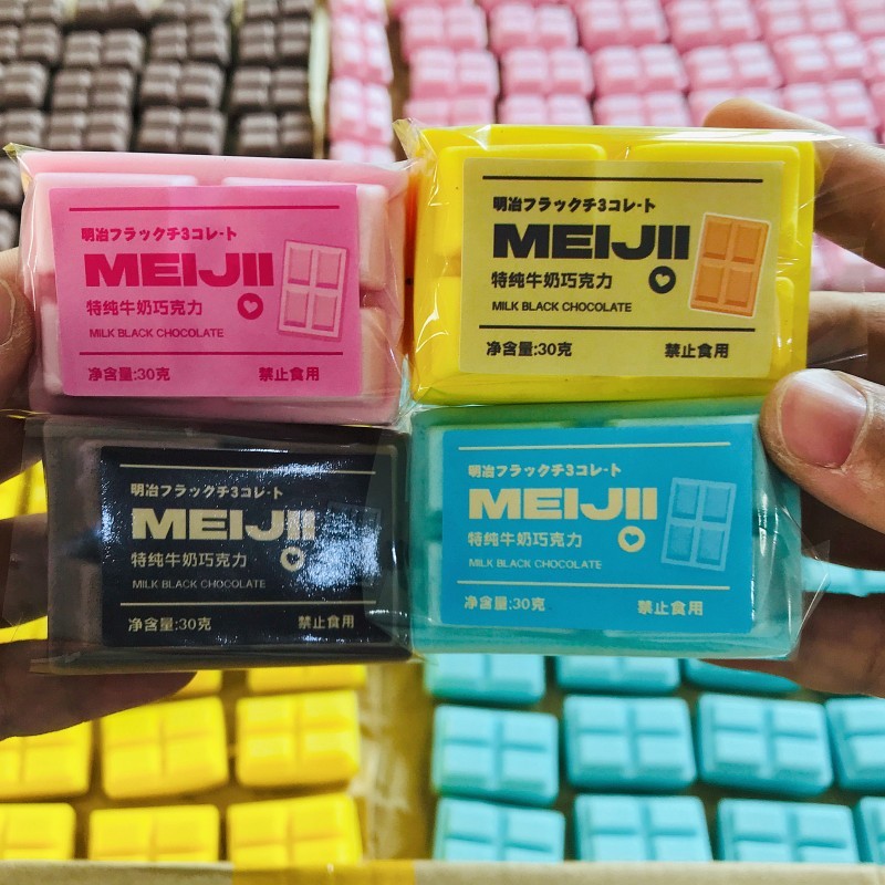 Thanh sô cô la Sugar Squishy Meijii Squishy Squishy tăng chậm