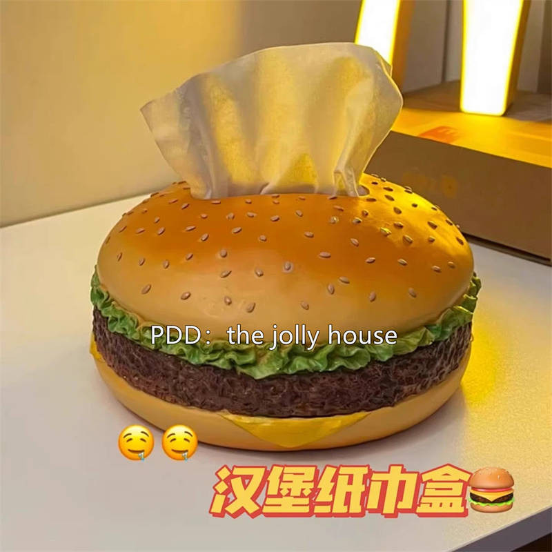 Good-looking Toast Bread Tissue Box Replica Bread Modeling Creative Bedroom Paper Extraction Box Car