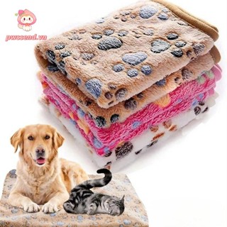 Thảm trải giường cho mèo PWSEND, Chăn lót thú cưng dày mềm mại, ấm hơn mùa thu đông có thể giặt được Phụ kiện cho chó mèo Thảm ngủ cho thú cưng