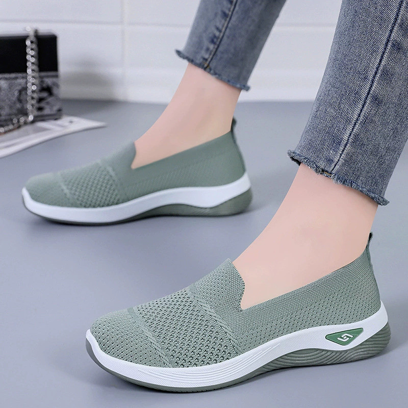 Giày thể thao Slip On dành cho nữ Giày thể thao nữ Giày đi bộ thoải mái Giày thể thao thông thường m