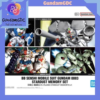 Mô Hình Lắp Ráp Gundam BB SENSHI MOBILE SUIT GUNDAM 0083 STARDUST MEMORY SET Bandai 4573102683168