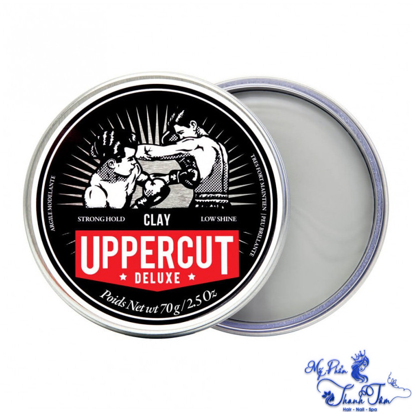[ LA ] Sáp giữ nếp mạnh, độ hoàn thiện tự nhiên Uppercut Deluxe Clay 70gr