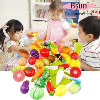 Bộ đồ chơi gồm 1/6/10/13/18/20/24 rau củ quả cho bé