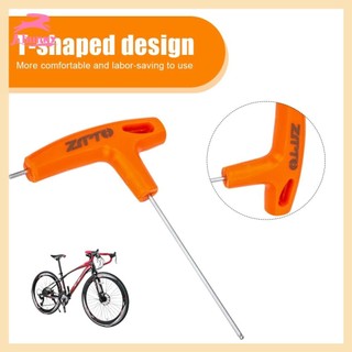 Cờ lê lục giác xe đạp Allen Cờ lê T-Handle 2-10MM Đầu bi Cờ lê chìa khóa lục giác Cờ lê chìa khóa lục giác