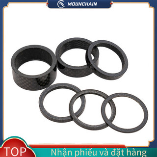Mounchain Xe Đạp Leo Núi 28.6 Trước Nĩa Tai Nghe Sợi Carbon Gioăng Tay Cầm 3k Nhóm Cổ Tay Lưng Vòng