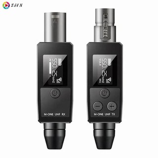 Bộ thu phát micro không dây UHF Hệ thống không dây micro XLR Thích hợp cho các bộ phận micrô điện dung 48V