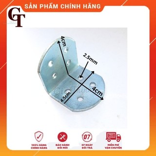 Ke góc vuông bắt kệ - Bát chữ L - Nẹp góc vuông sắt mạ kẽm - Bản ngang 4.5cm