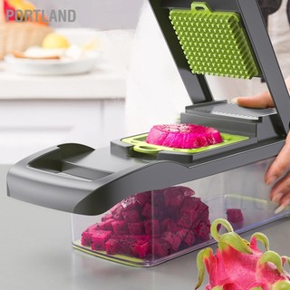 Portland Máy thái rau củ nhà bếp và hành tây khoai đa chức năng cho gia đình