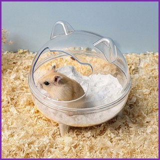Hamster Vệ Sinh Chinchilla Nhà Tắm Gấu Vàng Phòng Tắm Chống tràn Có Thể Tháo Rời Dung Tích Cao Hoàn Toàn Trong Suốt