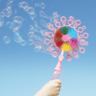 [0620]Bubble Machine Toy Windmill Bubble Machine Blowing Bubbles Children's Toys