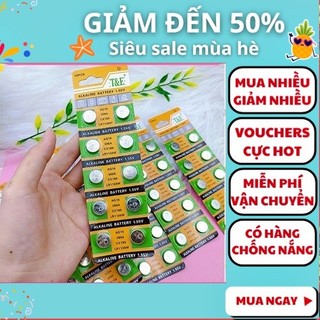 Vĩ 10 viên pin cúc áo ag10 ♥️freeship ♥️có quà tặng ♥️vĩ 10 viên pin cúc áo ag10 - nguyễn thùy store