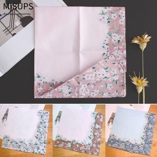 MISUPS tay vuông, Khăn lau mồ hôi mềm in hình thân thiện với môi trường, Khăn quàng cổ mỏng có thể tái sử dụng bằng Cotton nguyên chất