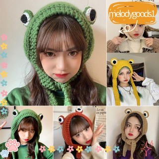 Mũ len đan móc 1 hình ếch con melodygoods1 cho bé