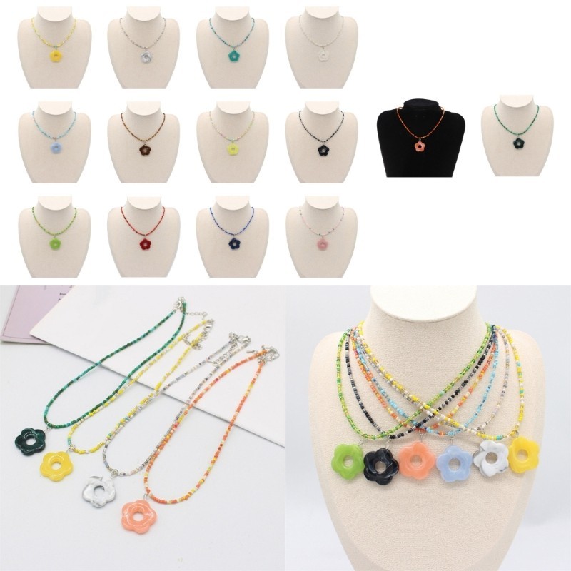 ANN Bohemian Đính Hạt Vòng Cổ Hoa Vòng Cổ Hạt Màu Vòng Cổ Hướng Dương