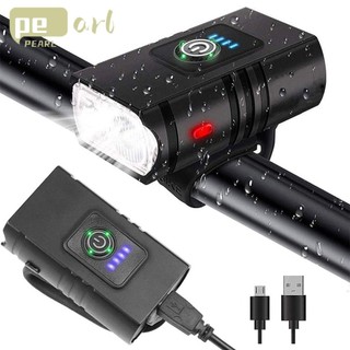 Pearlvn led xe đạp đèn lồng xe đạp chống nước đi đêm sạc usb