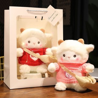 Polk Little Wool Sang Trọng Đồ Chơi Búp Bê Chữa Bệnh Gấu Búp Bê Cô Gái Gối Ngủ Búp Bê Quà Tặng Dễ Thương