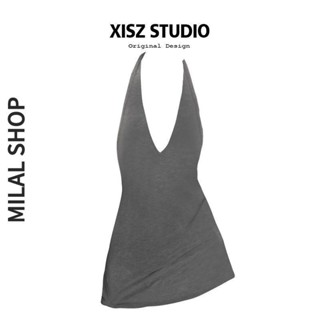 Áo ba lỗ dệt kim cổ chữ V ngọt ngào mát mẻ gợi cảm dành cho nữ