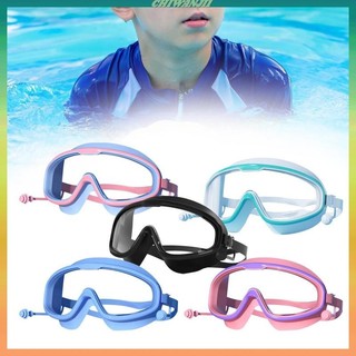 Kính bơi trẻ em Kính mắt silicon mềm tầm nhìn rộng để lặn