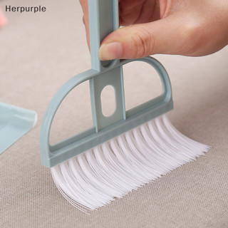 Bộ khăn lau chổi Mini đa năng HER có xẻng đựng rác để làm sạch máy tính để bàn Bộ chổi Mini Bộ chổi quét bụi chổi Bàn chải bàn phím VN