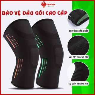 (01 ĐÔI) Băng Quấn Đầu Gối Thể Thao Nam Nữ Bảo Vệ Bó Gối Tránh Chấn Thương Chơi Bóng Rổ Bóng Chuyền Chạy Bộ Gym Đá Banh