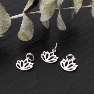 Bạc s925: charm bạc treo hoa sen htjewelry ph162