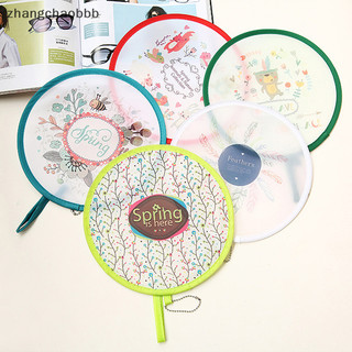Zhangchaobbb 1 Quạt Gấp Di Động Nylon Cho Tiệc Quà Tặng Quạt Mùa Hè Thoáng Mát Quạt Tay Đáng Yêu [MỚI]