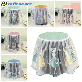 Phụ TÙNG 1 Tấm Che Bụi Nồi Chiên Không Khí, Họa Tiết Hoạt Hình Lưới Mờ Ren Vải Bảo Vệ, Thêu Đa Năng Chống Dầu Nồi Cơm Điện Chống Bụi