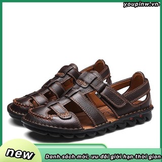 High quality cowhide sandals for men