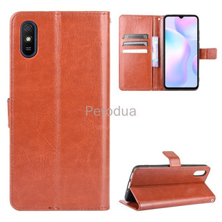 Dành Cho Redmi 9A Ốp Lưng Ví Da PU Lật Ốp Lưng Xiaomi Redmi 9A 9 A Redmi9A Vỏ Điện Thoại