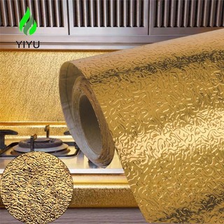 Yiyu giấy dán tường diy chống bẩn bếp treo tường croppable nhà bếp giấy nhôm
