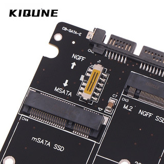 Kiqunelu sata 60gbps đến m2 ngff sata ssd msata ssd msata sang sata m.2 ngff sang sata