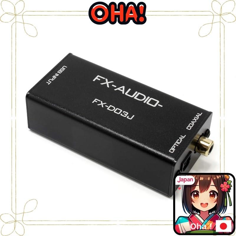 FX-AUDIO FX-D03J USB bus-powered DDC increases OPTICAL/COAXIAL digital output via USB connection. Hi