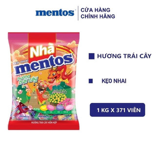 Kẹo nhai Mentos Hương Trái Cây Hỗn Hợp (Túi 1kg - 371 viên)