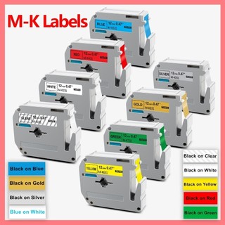 9mm 12mm Tương Thích Brother Nhãn Băng MK MK MK MK231 MK-231 MK 231 Cho Brother P-Touch Dán Nhãn Máy PT-80 PT-70 PT-65 PT-45