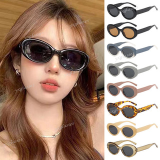 Phiên Bản Hàn Quốc Retro Nhỏ Khung Kính Mát Dành Cho Nữ Hình Bầu Dục Đi Biển Bé Gái Chống Tia Uv Kính Chống Nắng
