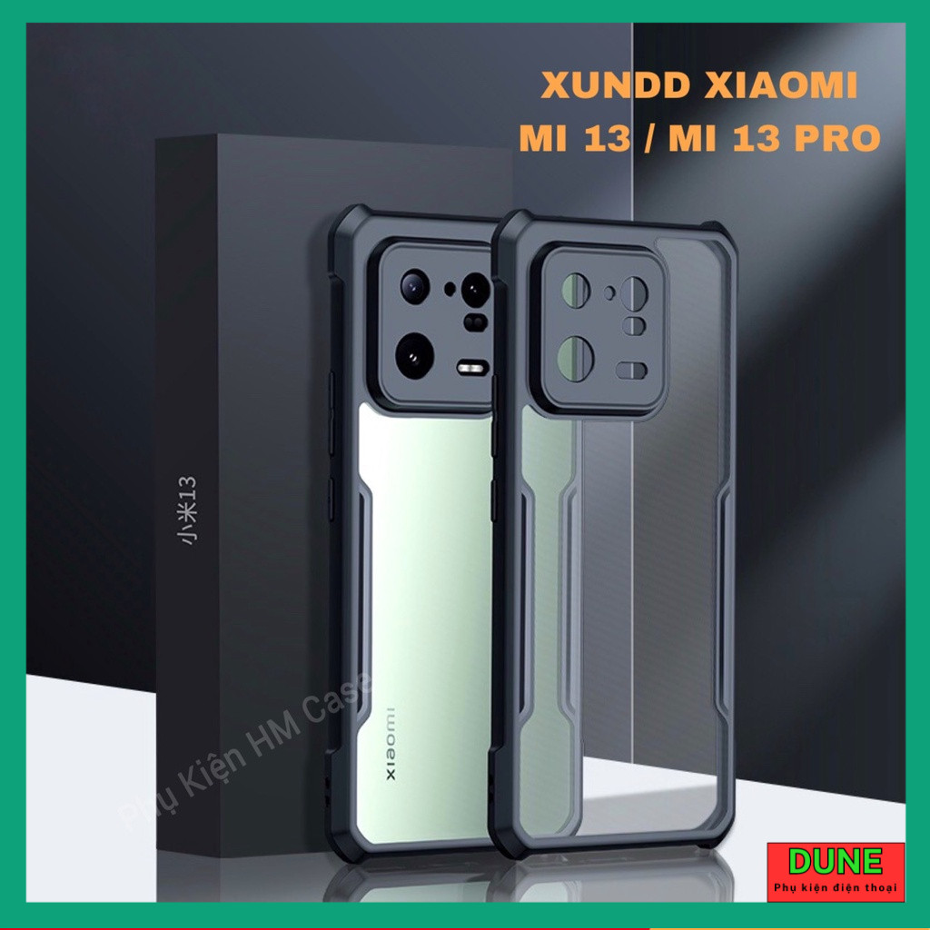 Ốp lưng Xundd Mặt lưng trong suốt Xiaomi Mi 14 / Mi 13 / Mi 13 Lite / Mi 13 Pro / Mi Civi 2 / Mi 14 Pro / Mi 14 Ultra