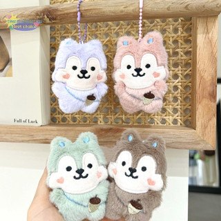 Trtop dễ thương hạt sóc sang trọng đồ chơi hoạt hình thú nhồi bông móc khóa