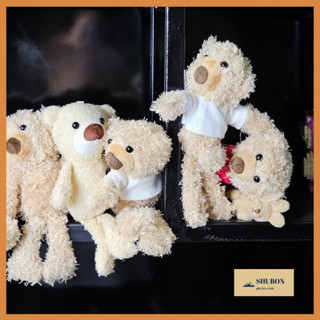 Ghim cài áo hình Gấu bông Teddy lông xù treo áo váy balo siêu đáng yêu - phụ kiện thời trang - mix