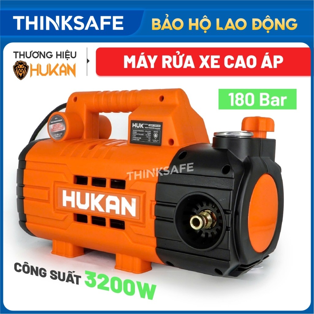 Máy rửa xe chỉnh áp HUKAN G2-R3/ G3P14-R9 công suất 2300-3200W, không chổi than, Áp lực 180Bar, Có r