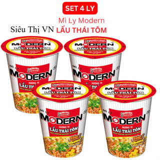 Combo 4/6/8/10 Ly Mì Modern Lẩu Thái Tôm x 65g