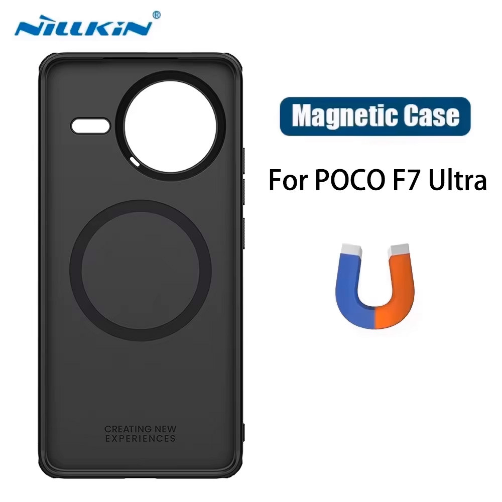 Ốp lưng POCO F7 Ultra NILLKIN Frosted Shield Pro Vỏ sạc không dây từ tính cho POCO F7 Pro